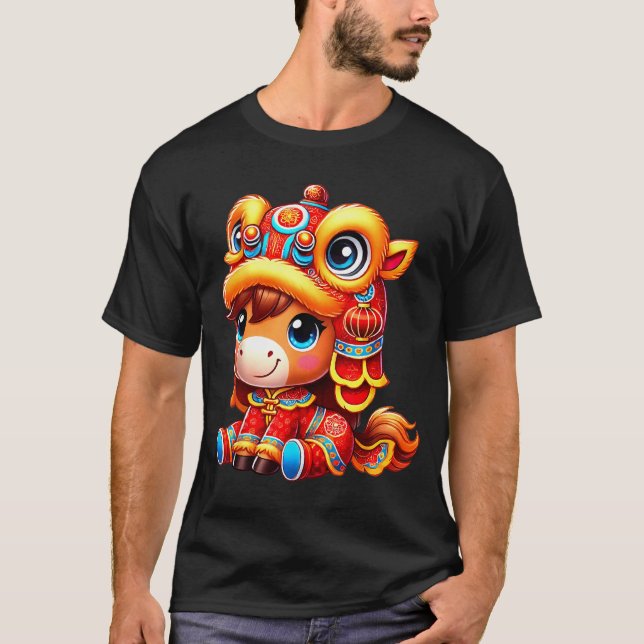 Camiseta Chinese New Year Of The Horse 2026 Lunar New Year  (Anverso)