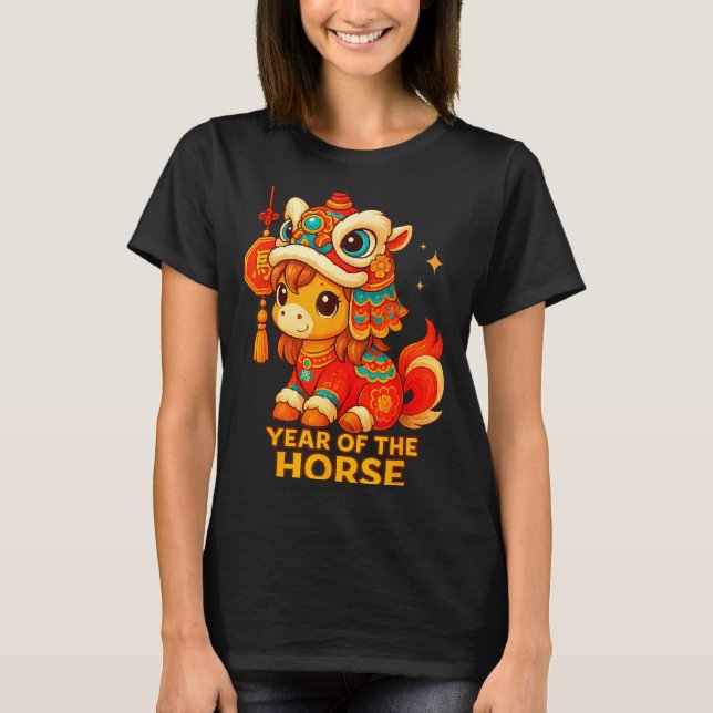 Camiseta Chinese New Year Of The Horse 2026 Lunar New Year  (Anverso)