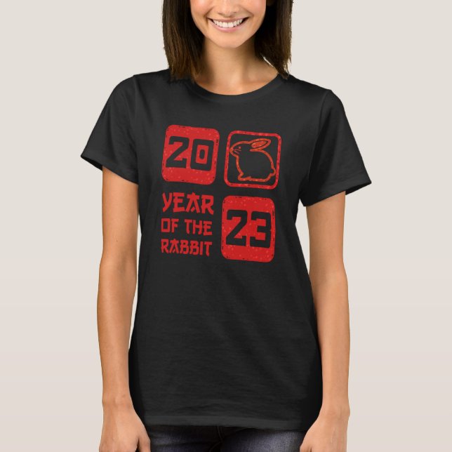 Camiseta Chinese New Year Year of the Rabbit 2023 (Anverso)