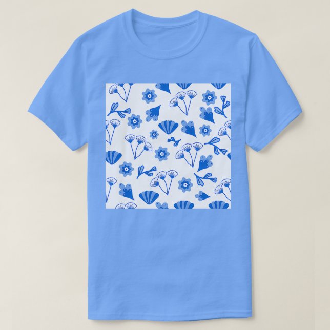 Camiseta Chinese porcelain floral pattern (Diseño del anverso)