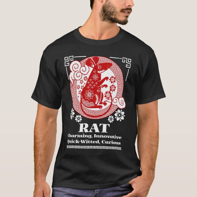 Camiseta Chinese Zodiac Rat Personality (Anverso)