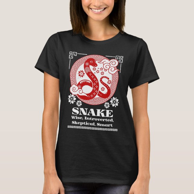 Camiseta Chinese Zodiac Snake Personality (Anverso)