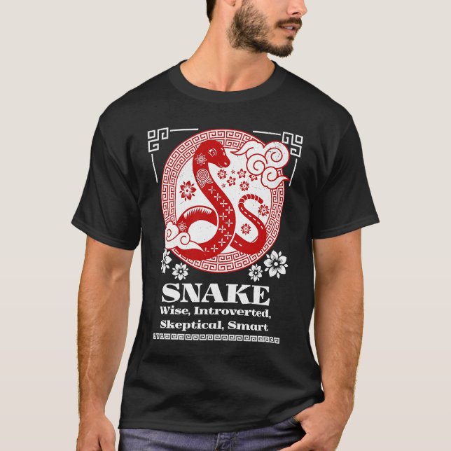 Camiseta Chinese Zodiac Snake Personality (Anverso)