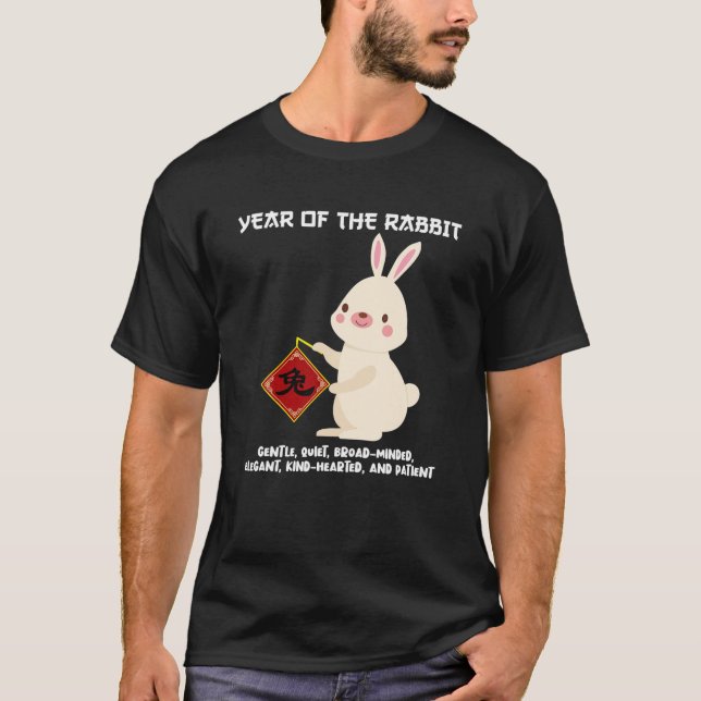 Camiseta Chinese Zodiac Year Of Rabbit 2023 Chinese New Yea (Anverso)