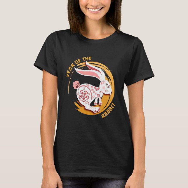 Camiseta Chinese Zodiac Year of the Rabbit Chinese New Year (Anverso)
