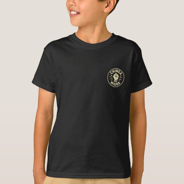 Camiseta Chinga La Migra - Anti Ice (Anverso)