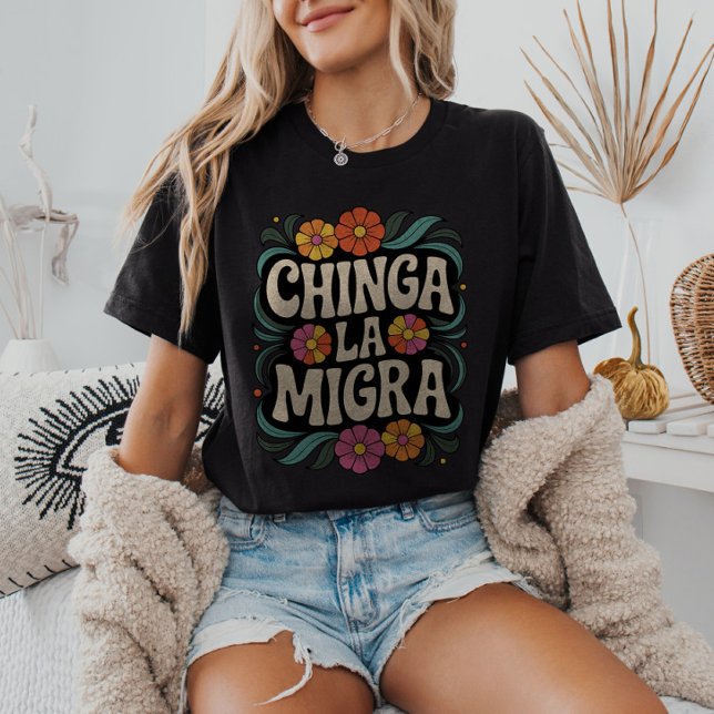 Camiseta Chinga La Migra Anti-ICE FDT Pro-Inmigrante (Subido por el creador)