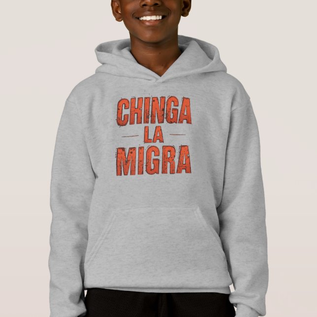 Camiseta Chinga La Migra – Protesta Audaz y Activi (Anverso)