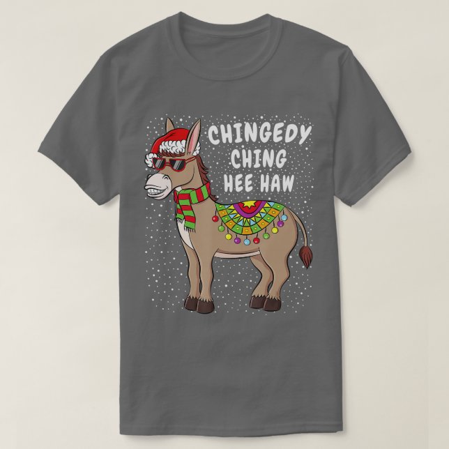 Camiseta Chingedy Ching Hee Haw Apparel Feliz Navidad Diver (Diseño del anverso)