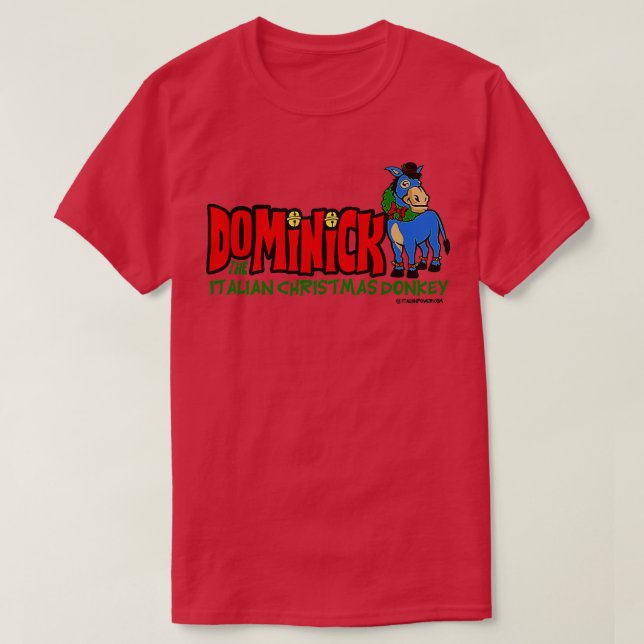 Camiseta Chingedy ching heehaw heehaw Dominick Donkey (Diseño del anverso)
