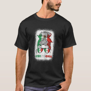 Camiseta Chingona Chica México desordenada bandera mexicana