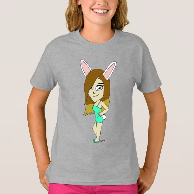 Camiseta Chini Bunny chica (Anverso)