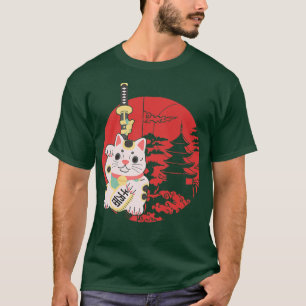 Camiseta Chino afortunado con espada samurai en China (2)