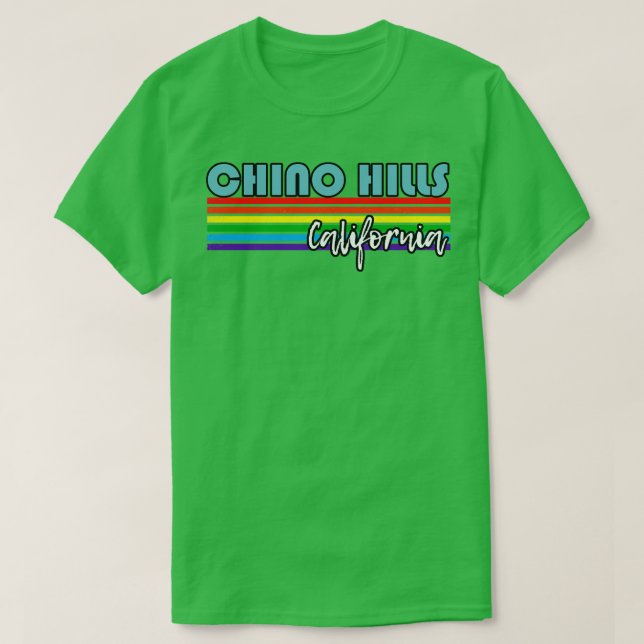 Camiseta Chino Hills California Pride Chino Hills LGBT Gif (Diseño del anverso)