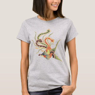 Camiseta Chino Phoenix - pájaros mitológicos AR de