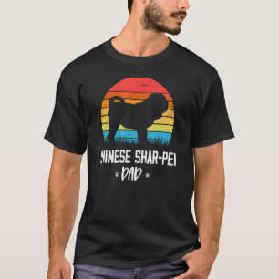 Camiseta Chino Shar-Pei Dad Retro Vintage