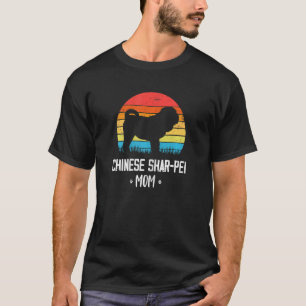 Camiseta Chino Shar-Pei Mom Retro