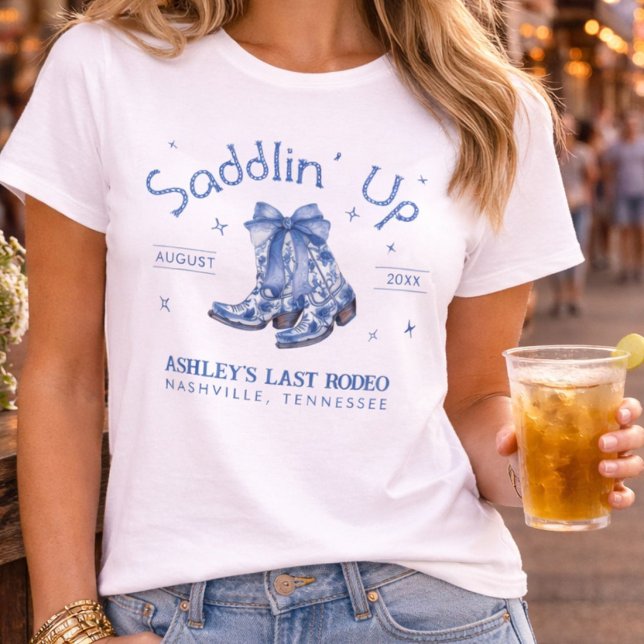 Camiseta Chinoiserie Ensillando la Fiesta de Soltera (Subido por el creador)