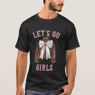 Camiseta Chinoiserie Rosa Vamos Chicas Occidental País Vaca