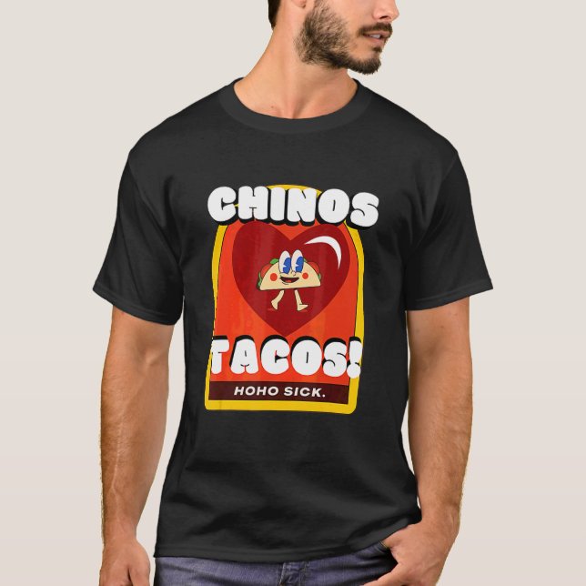 Camiseta Chinos aman Tacos (Anverso)