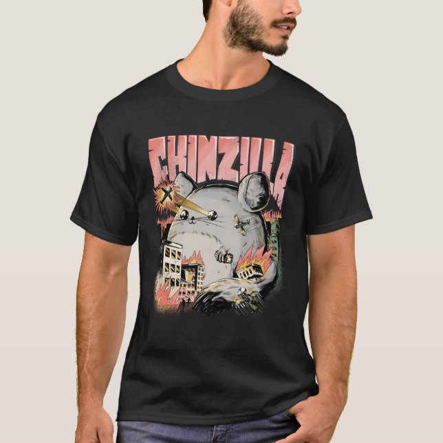 Camiseta Chinzilla Chinchilla dice dueños de Chinchillas (Anverso)