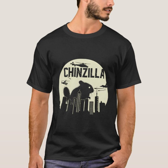 Camiseta Chinzilla Funny Chinchilla Hoodie (Anverso)