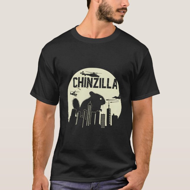 Camiseta Chinzilla Funny Chinchilla Hoodie (Anverso)