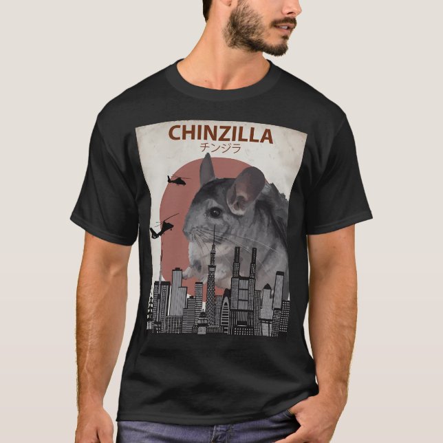 Camiseta Chinzilla - Monstruo de Chinchilla (Anverso)
