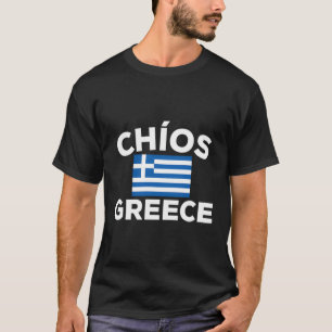 Camiseta Chios Grecia Bandera Griega Ciudad de Hellas Touri