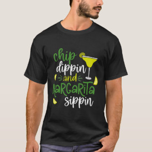 Camiseta Chip Dippin' Y Margarita Sippin' Cinco De Mayo F