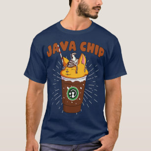 Camiseta Chip Java Catpuccino Funny Kitty Frappuccino Cat J