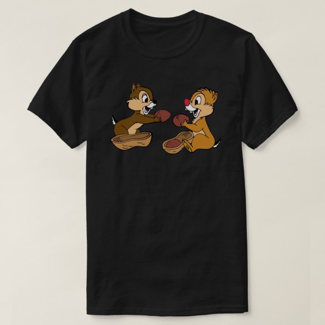 Camiseta Chip n Dale peanut Pegatina (Diseño del anverso)