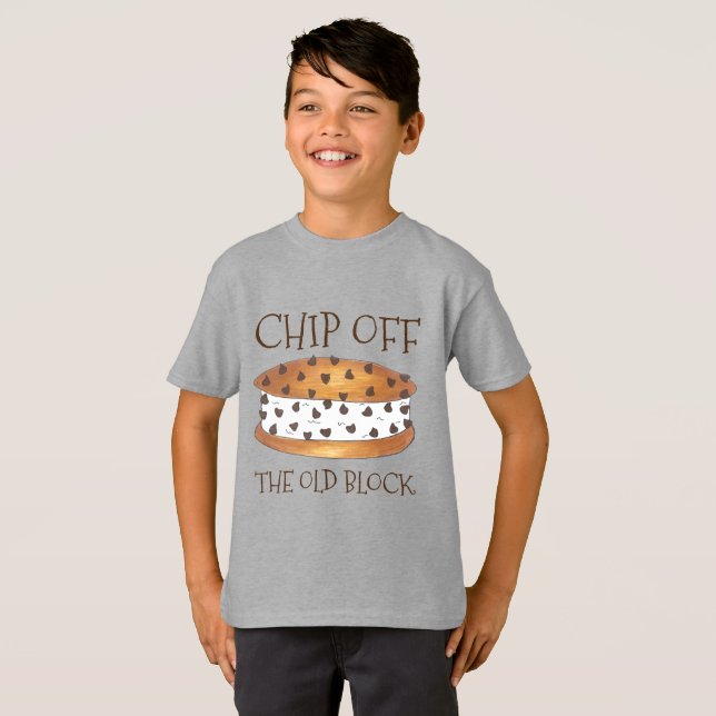 Camiseta Chip off the Old Block Chipwich Ice Cream Sandwich (Anverso completo)