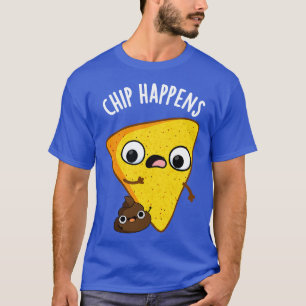 Camiseta Chip sucede graciosamente Poop Puns