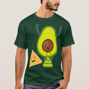 Camiseta Chip Tortilla Guacamole Poop Aguacate Vegan