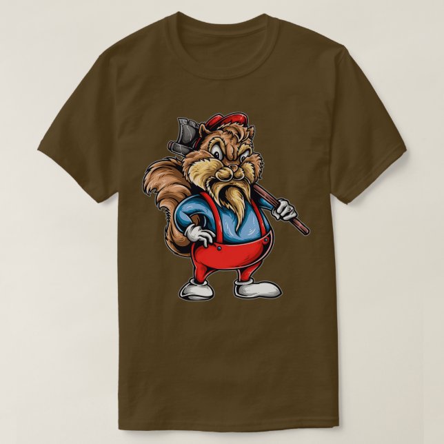 Camiseta Chip Wood Cutter 2 (Diseño del anverso)
