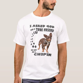Camiseta Chipin Quote Mom Minchi Dad Print, Min Pin Chihuah