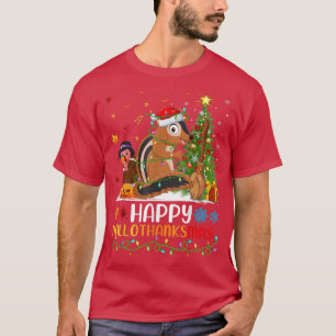 Camiseta Chipmunk Animal Lover Funny Feliz Chipmunk HelloTh