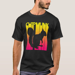 Camiseta Chipmunk Animal Retro Costume