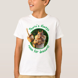 Camiseta Chipmunk Comer malvavisco