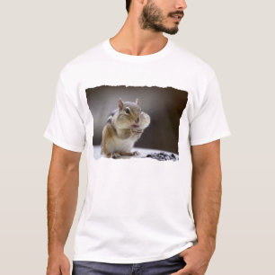 Camiseta Chipmunk con la foto llena de las mejillas