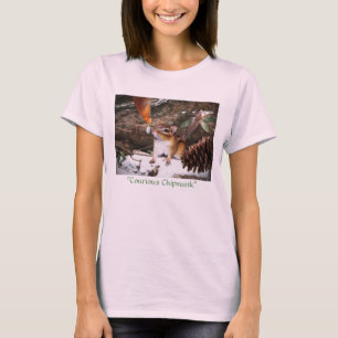 Camiseta "Chipmunk curioso"