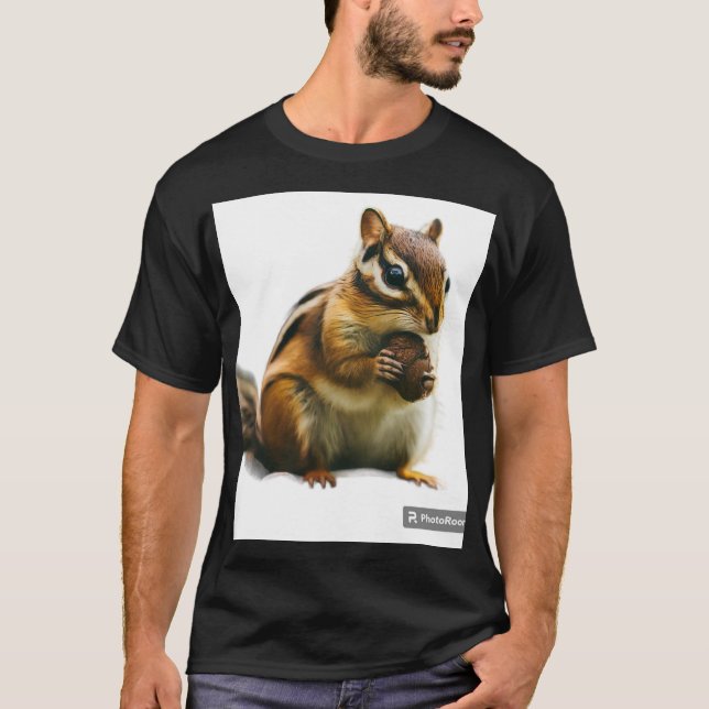 Camiseta chipmunk curioso (Anverso)