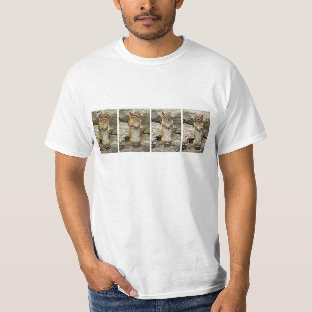 Camiseta Chipmunk de pie (Anverso)
