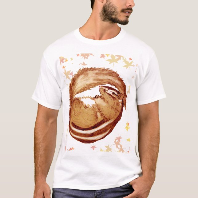 Camiseta Chipmunk　illustration　(1) (Anverso)