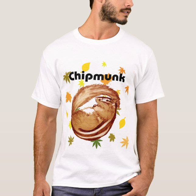 Camiseta Chipmunk　illustration　(1) (Anverso)