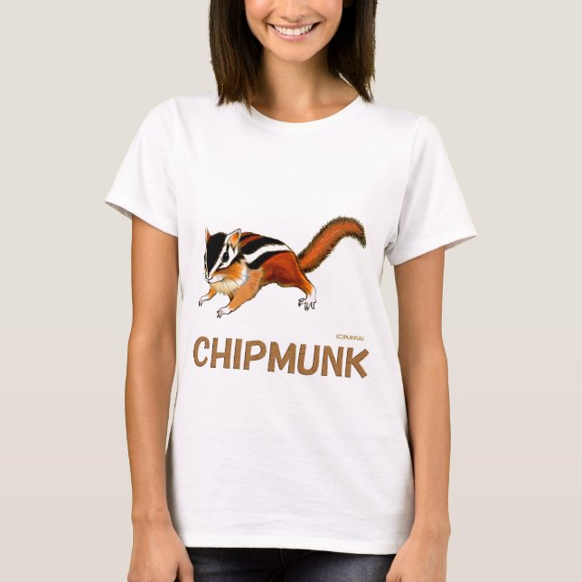 Camiseta Chipmunk　illustration　(2) (Anverso)