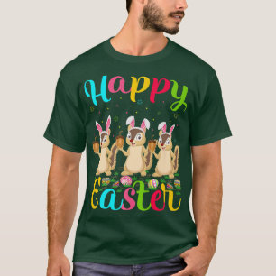 Camiseta Chipmunk Lover Funny Easter Egg Bunny Chipmunk Hap