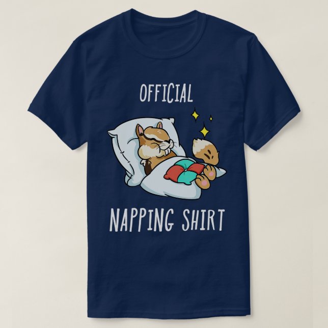 Camiseta Chipmunk Pajamas Sleepyhead (Diseño del anverso)