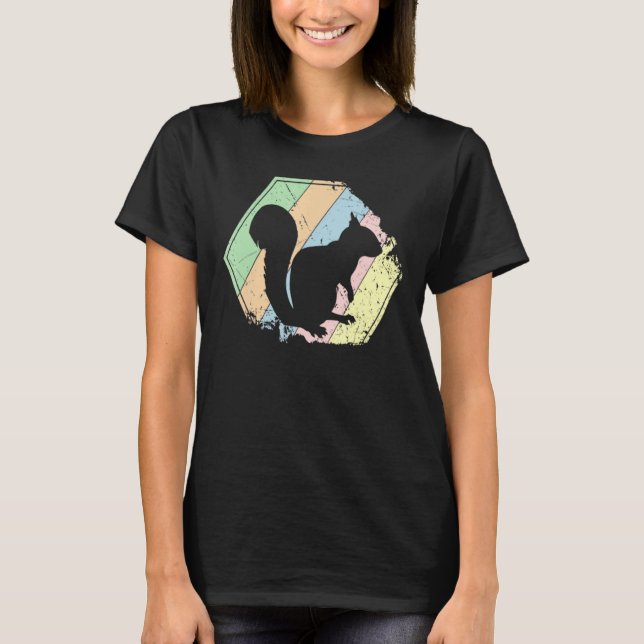 Camiseta Chipmunk Tee retro Squirrel (Anverso)